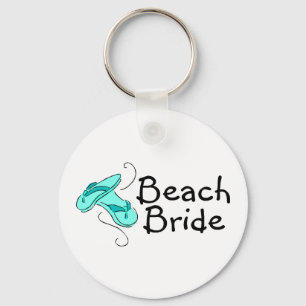Beach Bride (Flip Flops) Key Ring