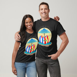Beach Buddies Beat the Heat: Sun's Out, Fins Out! T-Shirt