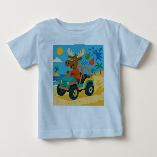 Beach Buggy Blaster – Action-Packed Summer KidsTee Baby T-Shirt (Front)