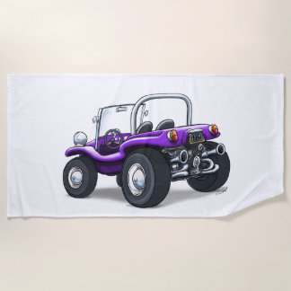 beach buggy (purple opentop) towel