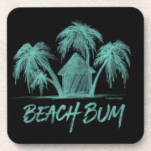 Beach Bum Beverage Coaster