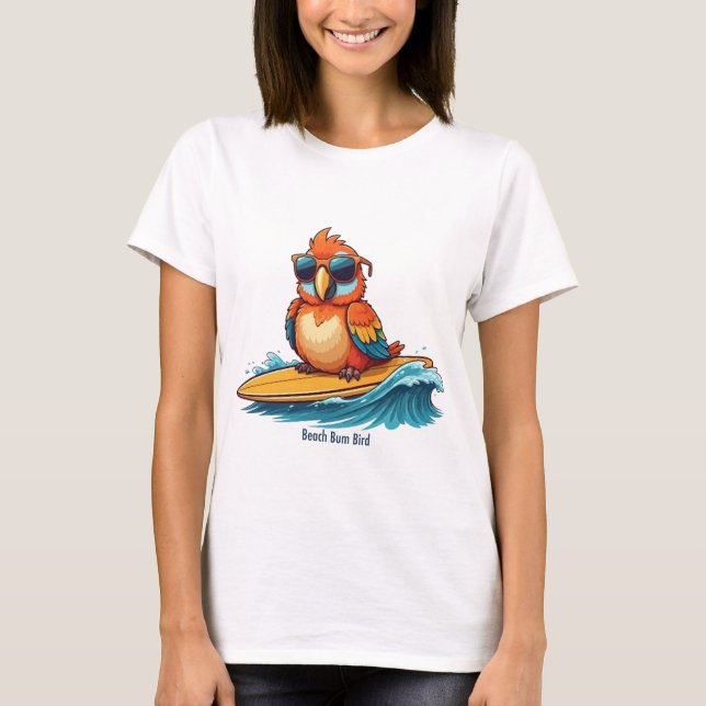 BEACH BUM BIRD T-Shirt (Front)