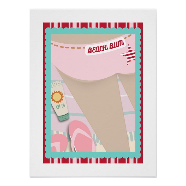 Beach Bum Border 3 Poster (Front)
