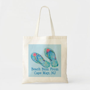 Beach Bum Cape May NJ Tote Bag