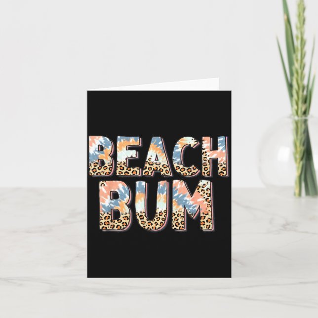Beach Bum Card (Front)