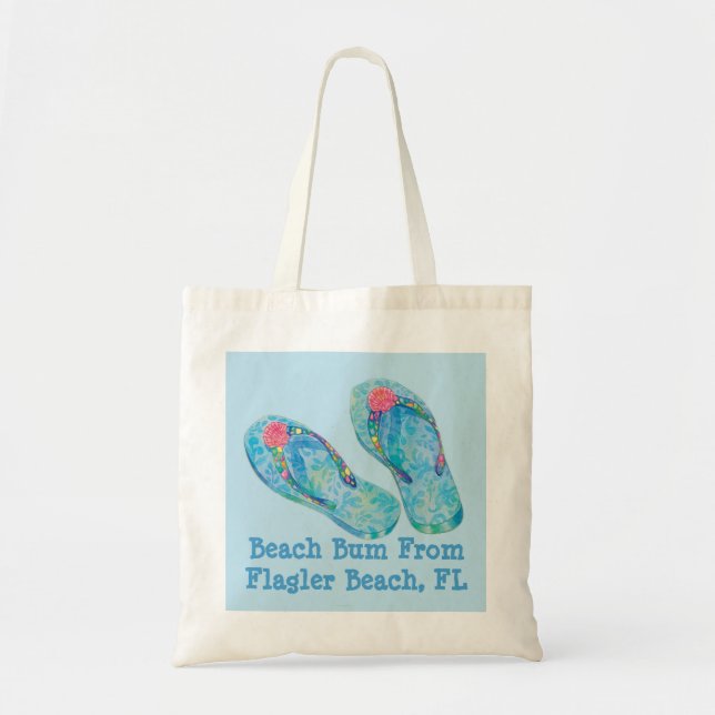Beach Bum FlaglBeach FL Tote  Bag (Front)