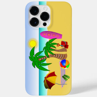 Beach Bum Fun in the Sun Sea and Surf Summer Slim Case-Mate iPhone 14 Pro Max Case