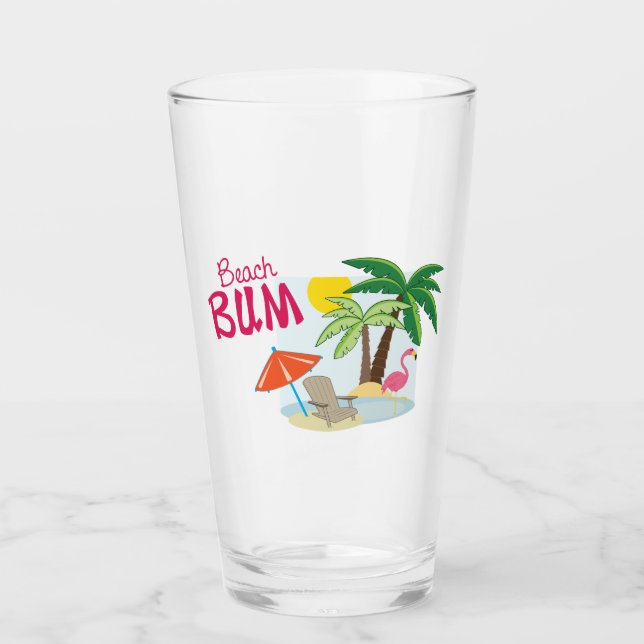Beach Bum Glass (Front)