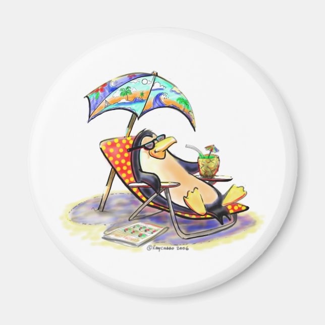 Beach Bum Magnet (Front)