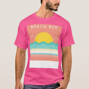 Beach Bum Retro Vintage Beach design for the beach T-Shirt