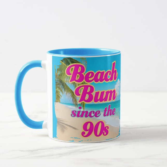 Beach Bum Since the 90s Mug (Left)