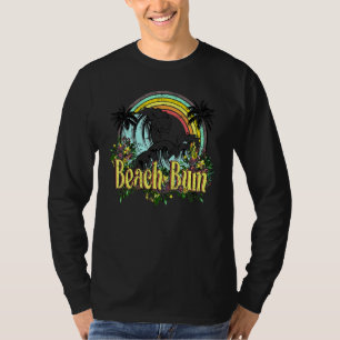 Beach Bum Summer Sandy Ocean Vibes And Waves Surfi T-Shirt