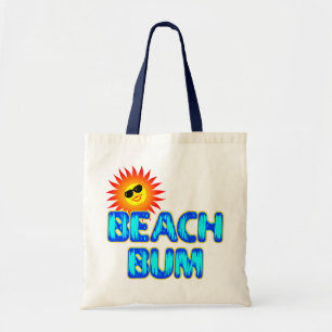 Beach Bum Sunshine Saying Canvas Tote Bag