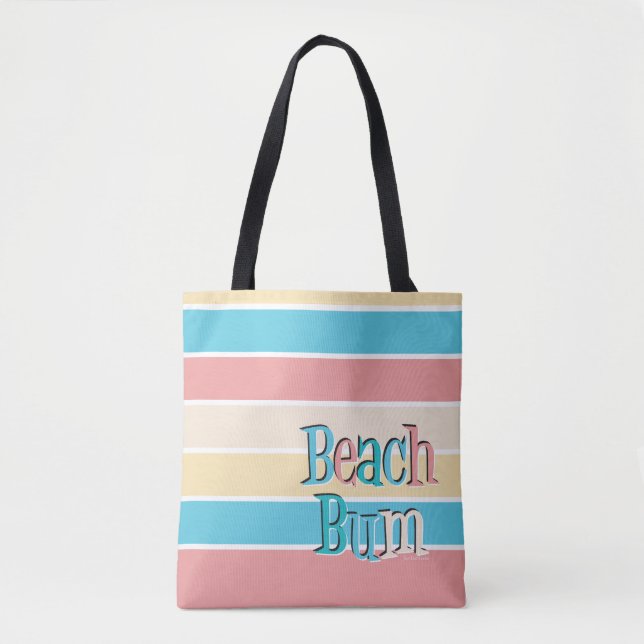 Beach Bum Tote Bag (Front)