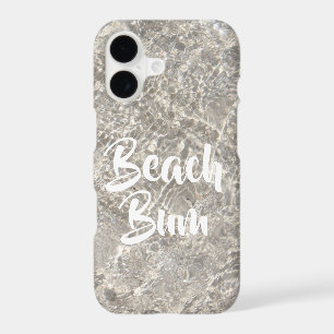Beach bum water on beach sand cute summer