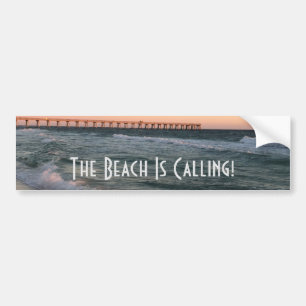 Beach Bumper Sticker