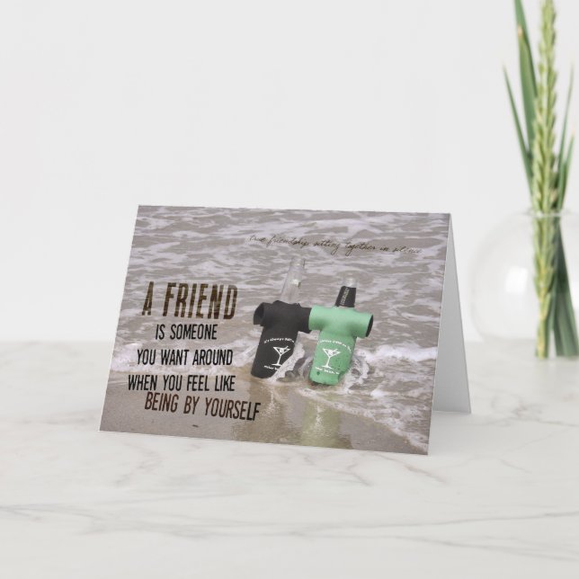 BEACH BUMS Greeting Card (Front)