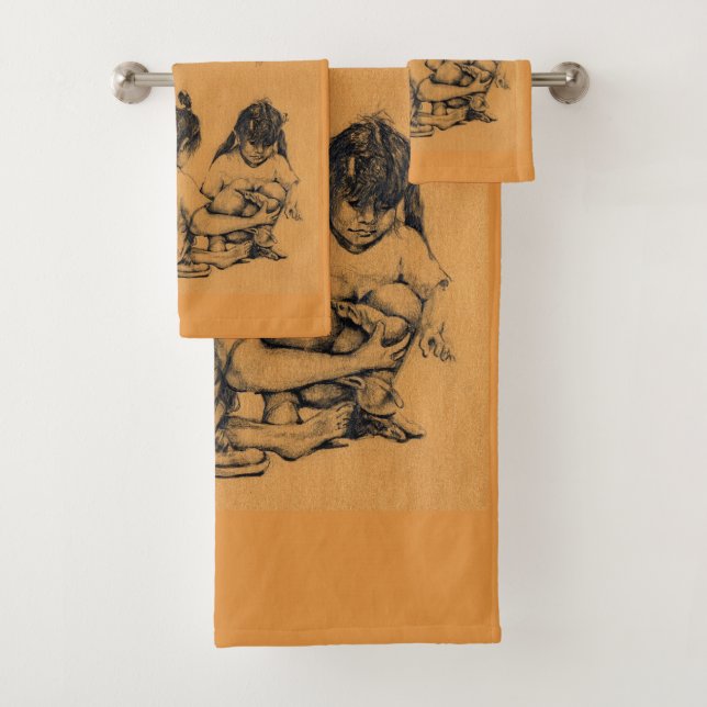 Beach Bunnies Bath Towel Set (Insitu)