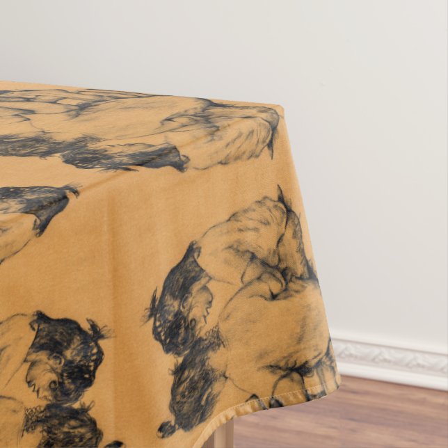 Beach Bunnies Tablecloth (In Situ)