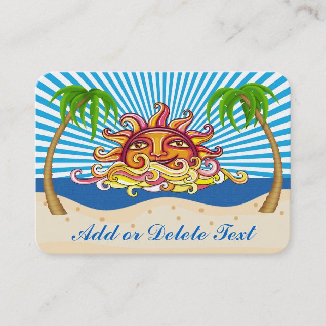 Beach Business Card (Front)
