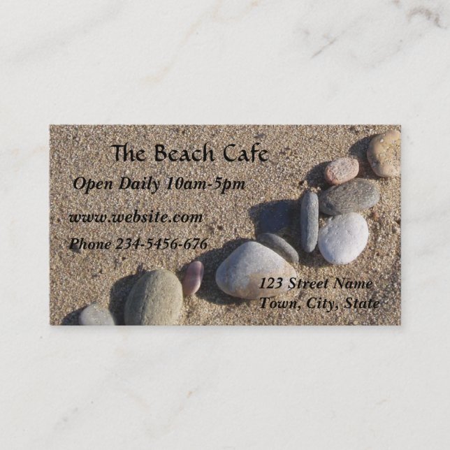 Beach Business Card (Front)