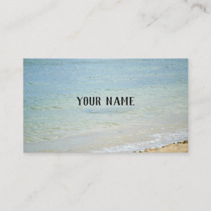 beach business card