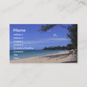 Beach Business Cards
