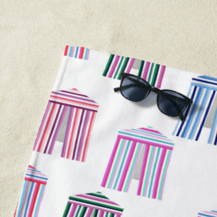 Beach Cabanas Beach Towel