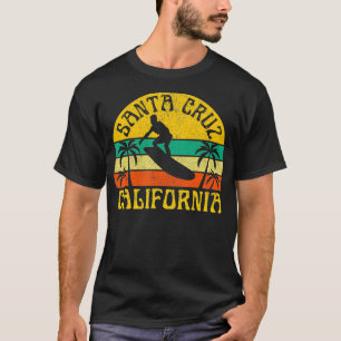Beach California Surfing Surfer Ocean Vintage T-Shirt