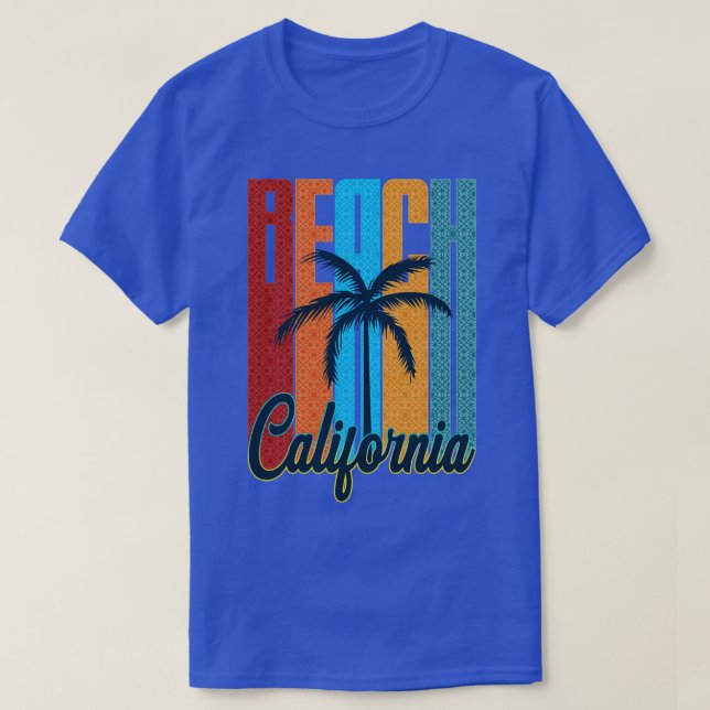 Beach California  T-Shirt (Design Front)