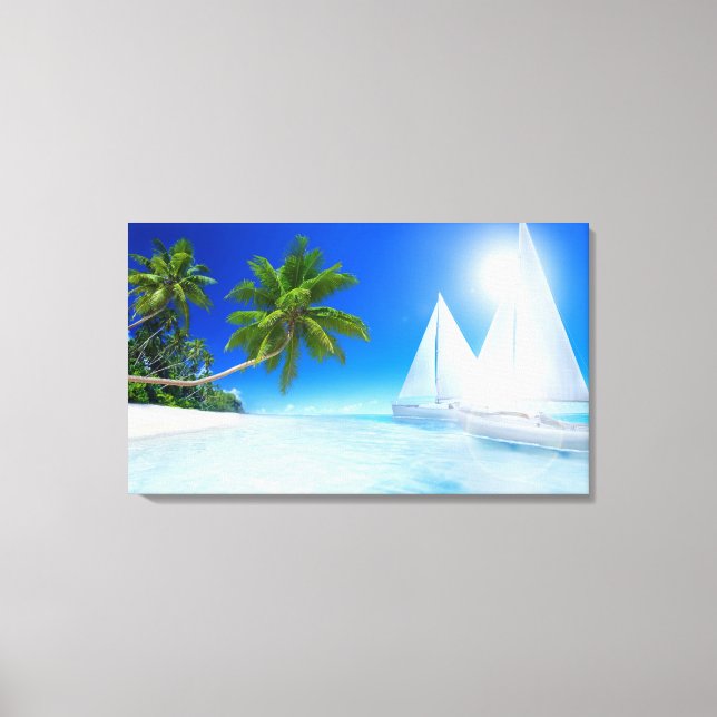 Beach Canvas Print (Front)