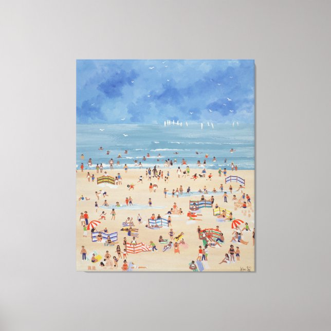 Beach Canvas Print (Front)