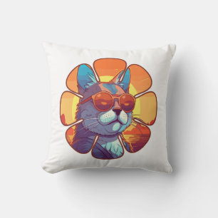 Beach Cat Cushion