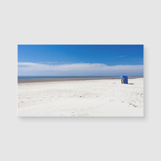Beach chair at the North Sea (Front)