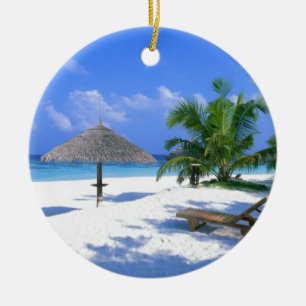 Beach Chair Ceramic Tree Decoration