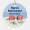 Beach Chair Retired Personalised Ornament