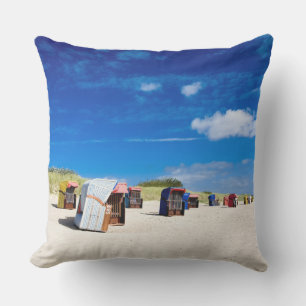 Beach chairs at the North Sea Cushion