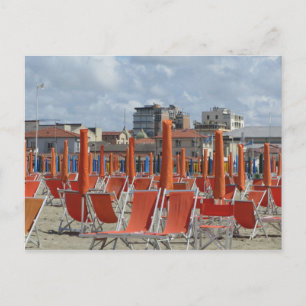 Beach Chairs Postcard