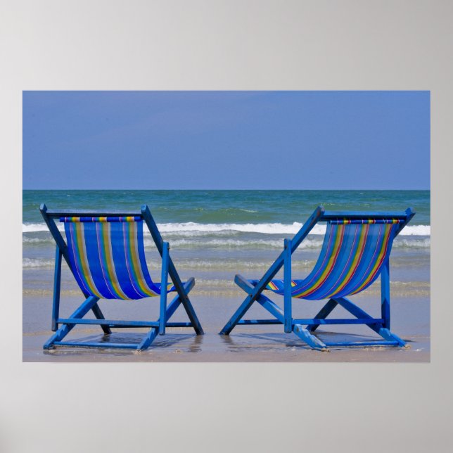 beach chairs poster (Front)