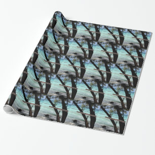 Beach Chairs Rum Point Grand Cayman Wrapping Paper