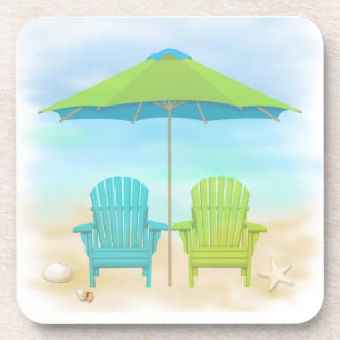 Beach Chairs, Umbrella, Beach Coaster