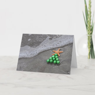Beach Chic Christmas Card