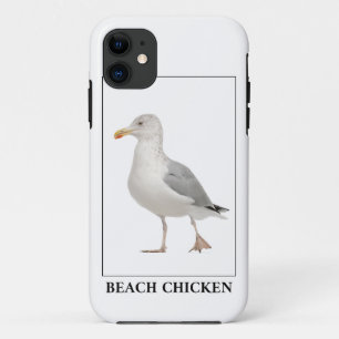 Beach Chicken – Seagull Gull Humour Case-Mate iPhone Case