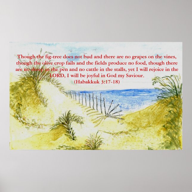 'Beach (Christian)' Poster (Front)