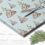 Beach Christmas<br><div class="desc">Get into the holiday spirit with this beachy tissue paper featuring a Christmas tree made of shells and starfish. Perfect for gift bags or stocking stuffers, this design brings a tropical twist to your holiday celebrations. Ideal for anyone living in places like Florida, Hawaii, or the Bahamas, or for those...</div>