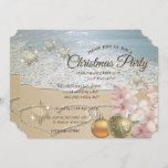 Beach,Christmas Balls,Plumeria Corporate Party Invitation<br><div class="desc">Elegant beach Christmas holiday party invitations. These beautiful Christmas invitations are perfect for Christmas dinner party invitations,  holiday gift exchange invitations,  Christmas fundraisers,  holiday ball invitations,  and other events held during the month of December. Just use the template fields to add your own event information.</div>