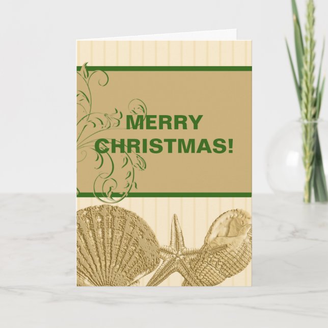 Beach Christmas Card (Front)