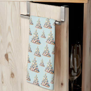 Beach Christmas Tea Towel