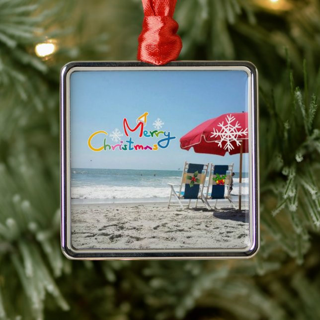 **BEACH CHRISTMAS** TREE ORNAMENT (Tree)