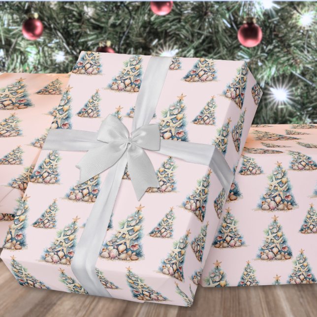 Beach Christmas Wrapping Paper (Beach Christmas Wrapping Paper )